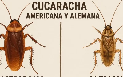 Cómo Diferenciar la Cucaracha Alemana de la Cucaracha Americana: Guía Práctica de Fumigaciones AECO 🌍